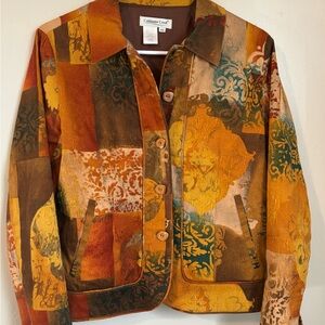 Coldwater Creek Women's Artistic Patchwork Blazer